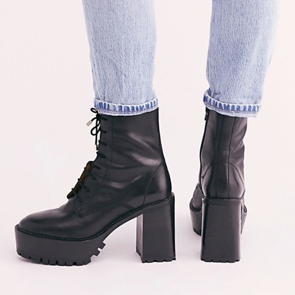 NEW Free People High Point Platform Boots 39 40 41 - Picture 3 of 7